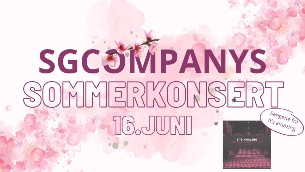SGCompanys sommerkonsert - 16. juni
