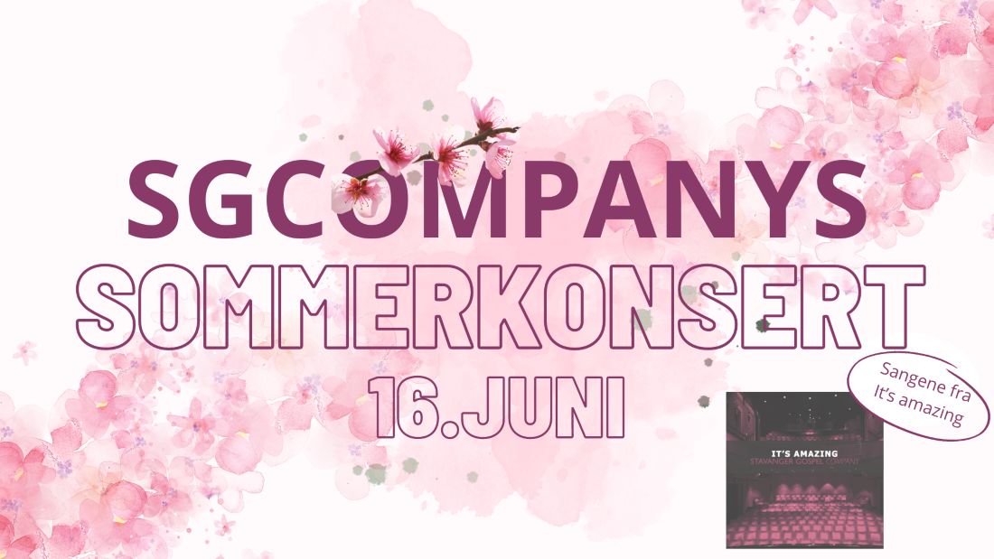 SGCompanys sommerkonsert - 16. juni